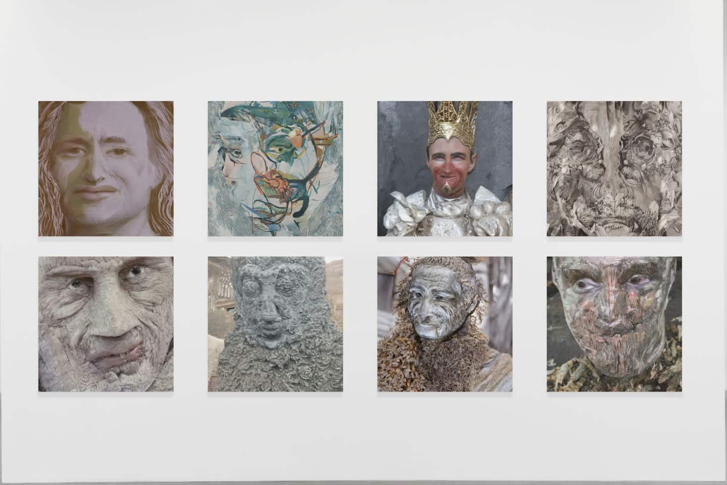 <u>Alex Fischer</u>, <em>Gwynplaine has a permanent smile carved on his face by the King</em>,  2023-03-22 digital composite of eight versions